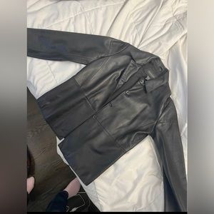 Banana republic pleather jacket